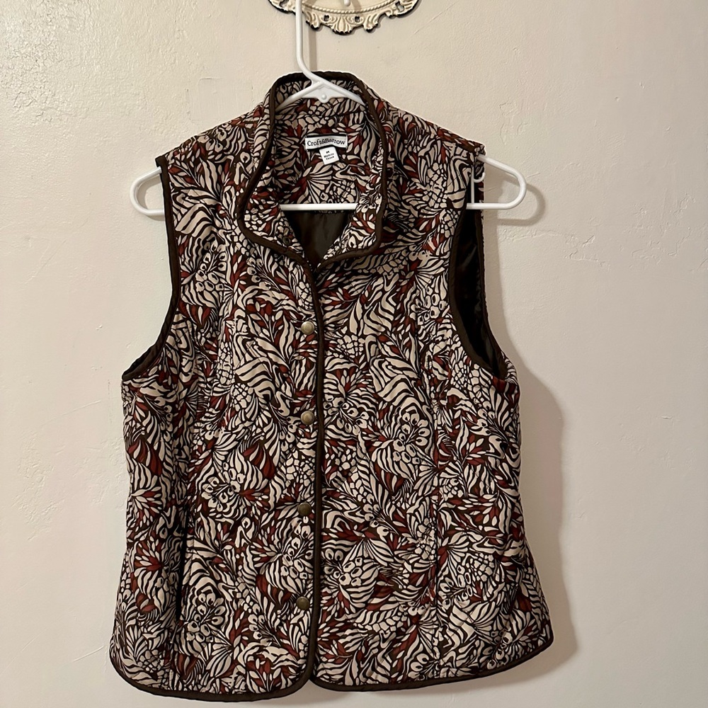 Women’s size M Croft & Barrow quilted vest
